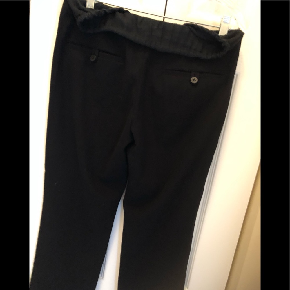 Helmut Lang New York lightweight soft fabric blend tall straight pants + pockets - Picture 4 of 10